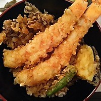 神田明神下 みやび 本店 - 大海老天丼（拡大）