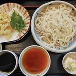 楠庵 - 野菜天付うどん 850円