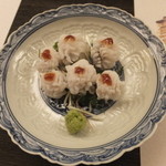 旬菜 おぐら家 - 鱧の焼き霜造り