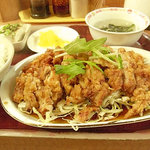 Yuujin - 油淋鶏（ゆーりんち）定食　680円