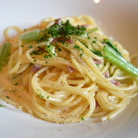 京町家イタリアンろんくす - 2015/08　Bﾗﾝﾁ 1,900円　クリームパスタ