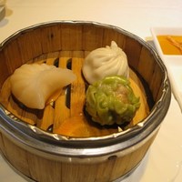 四川名菜 川府 - 飲茶コース：点心三种（蒸し点心の三種盛り合わせ）