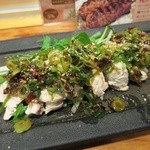 やきとり 正や - 地鶏の蒸し鳥