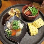 やきとり 正や - 前菜盛り合わせ