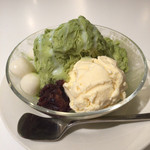 Cheval Cafe - ゆき氷(グリーンティーミルク)