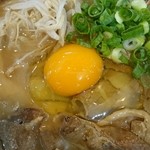 Tokushima Ramen Hiroya - 徳島らーめん 肉入り中盛♪+玉子