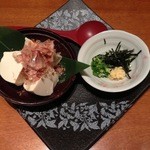 koedoshitamachishukananna - ざる豆腐。