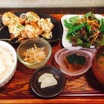 エガオアツマル - 鶏南蛮定食(^^♪850円