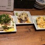 揚鶏屋　伊予 - 三種盛り420円