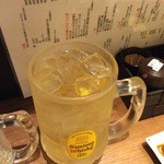 揚鶏屋　伊予 - メガハイボール450円