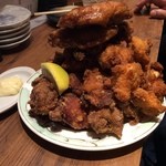 揚鶏屋　伊予 - ざんぎ盛り合わせ790円