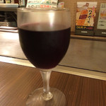福太郎 - このワインがさりげなくソースに合います。