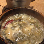 ビストロ チキート - 見よ！このぐつぐつ感♡アヒージョ