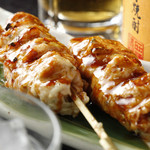 ● Charcoal-grilled [Nutritious chicken] ~Tsukune~ (Tsukimi Tare): 2 pieces