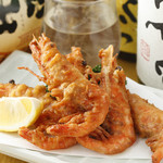 ● Deep-fried sweet shrimp delivered directly in the morning
