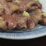 里葉亭 - 2015/7ハツにショウガを乗せて