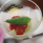 なる屋 - 青ずいき、トマト、オクラ　中身