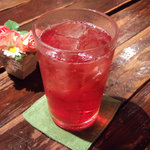 スパイスカフェ - クランベリーソーダ(500円)