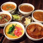 スパイスカフェ - カレーも全種類☆数年ぶりに味わったドライカレーがぜっぴん。