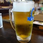 甲州ほうとう小作 - 生ビール￥600