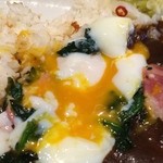 ハラペコカレー - 黄身がステキ