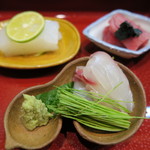 ふじ - 27年8月　鯛、鮪、アオリイカ