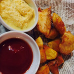 ザ　グラブ - フィッシュ&チップス。これまた揚げたてで美味しかったです。料理の美味しいビアパブ、これ大切です。