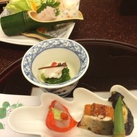 西村屋ホテル 招月庭 - 前菜と鱧鍋吸い物