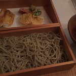 蕎麦 ふくあかり - 穴子蕎麦