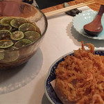 蕎麦 ふくあかり - 桜エビのかき揚げ