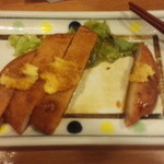 焼鳥日高 - さつま揚げ(ゴメン2切れ食べちゃった)