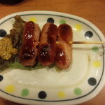 焼鳥日高 - ウインナー焼き