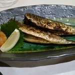 酒場わたなべ - 鰯の炭火焼き