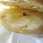 はなとね - クリームチーズと洋梨のベーグルサンド