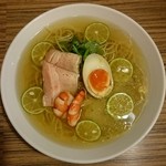 麺屋さくら - 冷やしラーメンVr２ 汐Coroniboスダチ爽快涼麺（980円）