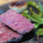 リストランテ ナカモト - 香川オリーブ牛　断面アップ