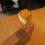 リストランテ ナカモト - 最後のひとくち　オレンジクランチアイス　ホワイトチョココーティング