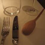レストラン・ジョルジュマルソー - 木製のバターナイフがとても気に入りました