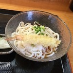 山美 - 冷やし海老天うどん