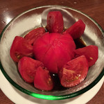 楽記 - トマトの黒酢漬け