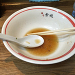 麺壱 吉兆 - どんぶりは完食できる系
