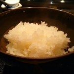 Kyouryouritaniguchi - 湯気の上がった炊きたてご飯