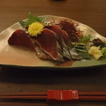 京町屋 おでんのゆう三 - 鰹のたたき