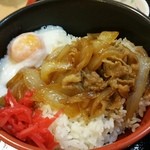 祭 - セットの牛丼です。