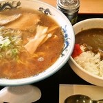 そば源 - しょうゆラーメン・ミニカレーセット