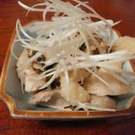 きあい - 【2015.8.8(土)】鶏肉のしそのみあえ(サービス)