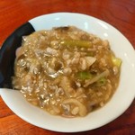 きあい - 【2015.8.8(土)】お通し(塩麻婆豆腐)