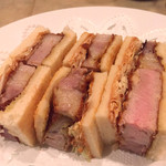 アスコット - マスターが作ってくれるカツサンド！
絶品ですよ。