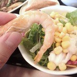 中国料理 龍王 - このエビは、頭のカラごと　ムシャブリ食べてしまいましたｗ 
