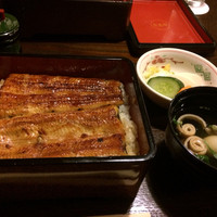 鰻 十和田 - 鰻重・桜。中くらいの鰻が鎮座する鰻重。食べるとホロッと身がほぐれてたまりませんでした。